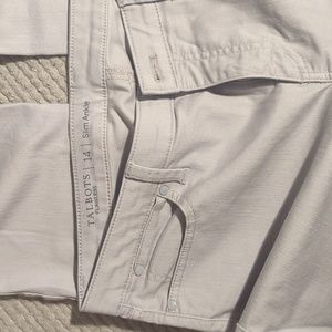 Talbots Flawless Slim Ankle Jeans gray